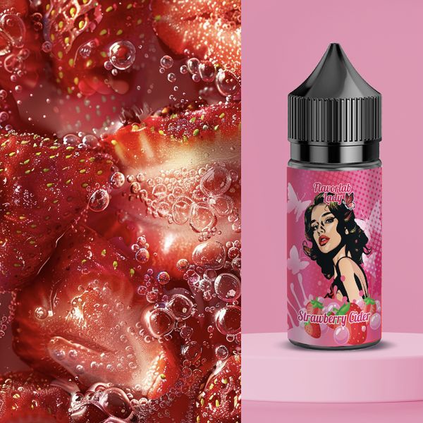 Flavorlab Lady Strawberry Cider, 30 мл