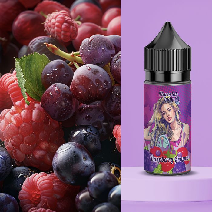 Flavorlab Lady Raspberry Grapes, 30 мл