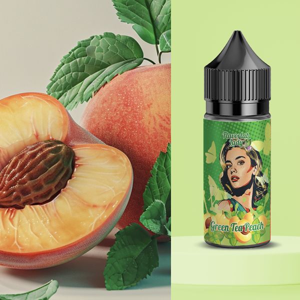 Flavorlab Lady Green Tea Peach, 30 мл