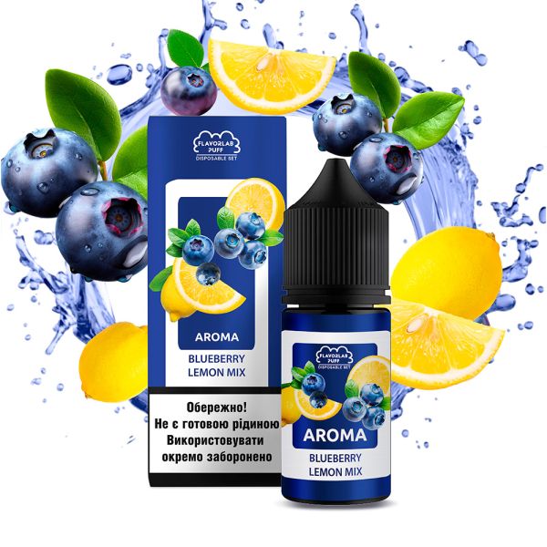 Flavorlab Disposable Puff Blueberry Lemon mix, 30 мл