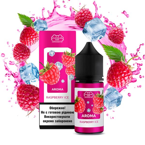 Flavorlab Disposable Puff Raspberry ice, 30 мл