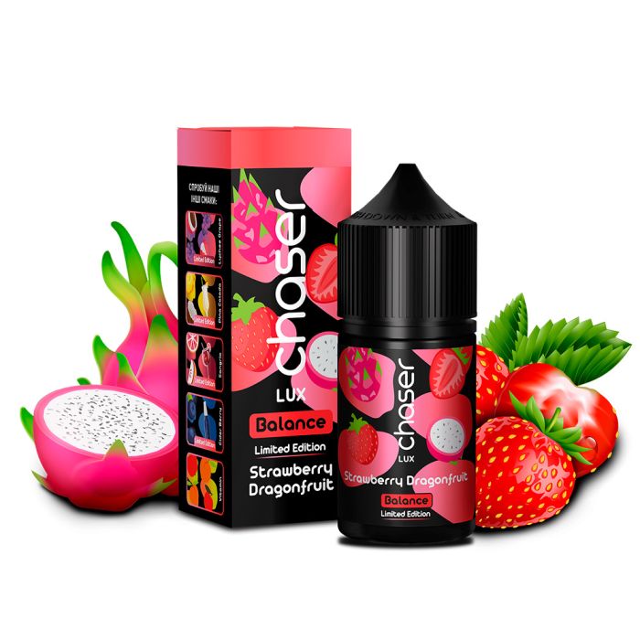Chaser LUX Strawberry Dragonfruit, 30 мл
