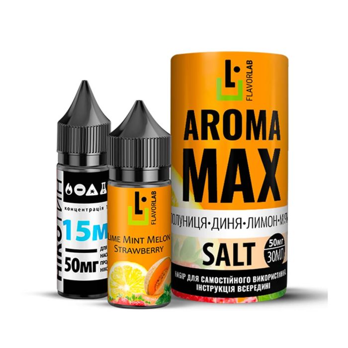 Flavorlab Aroma MAX Клубника Дыня Лимон Мята, 30 мл