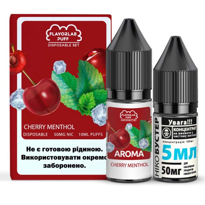 Flavorlab Disposable Puff Cherry Menthol, 10 мл