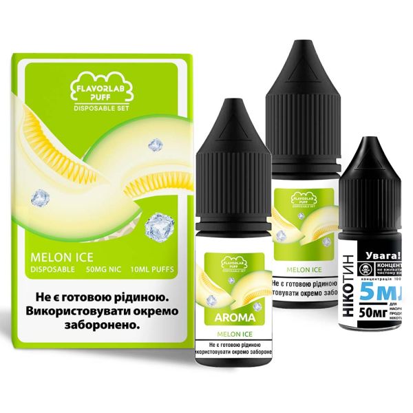 Flavorlab Disposable Puff Melon Ice, 10 мл