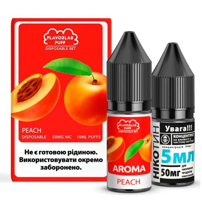 Flavorlab Disposable Puff Peach, 10 мл