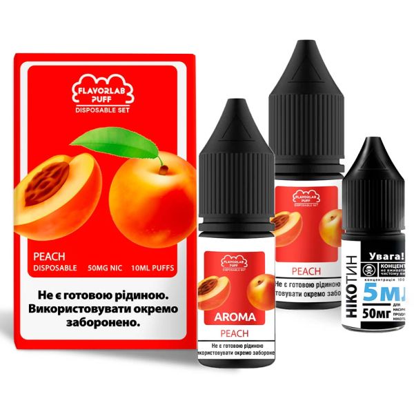 Flavorlab Disposable Puff Peach, 10 мл