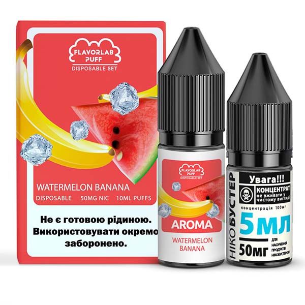 Flavorlab Disposable Puff Watermelon Banana, 10 мл