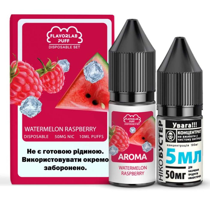Flavorlab Disposable Puff Watermelon Raspberry, 10 мл