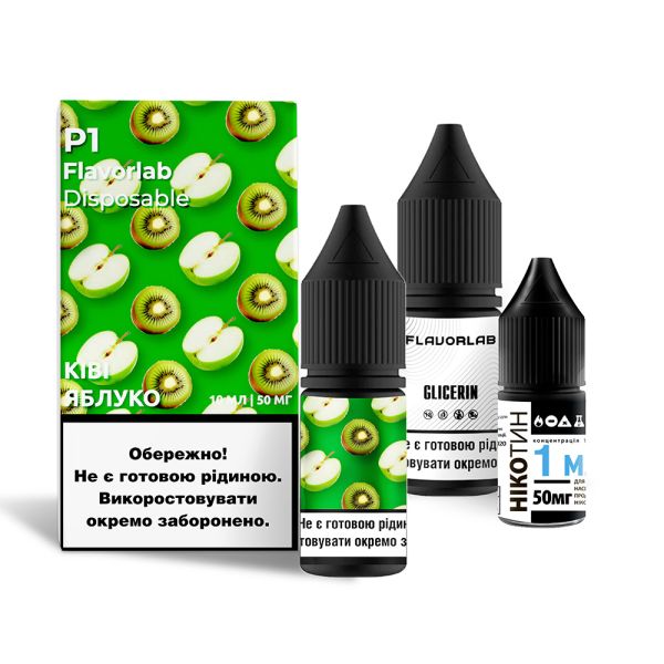 Flavorlab P1 Kiwi Apple, 10 мл