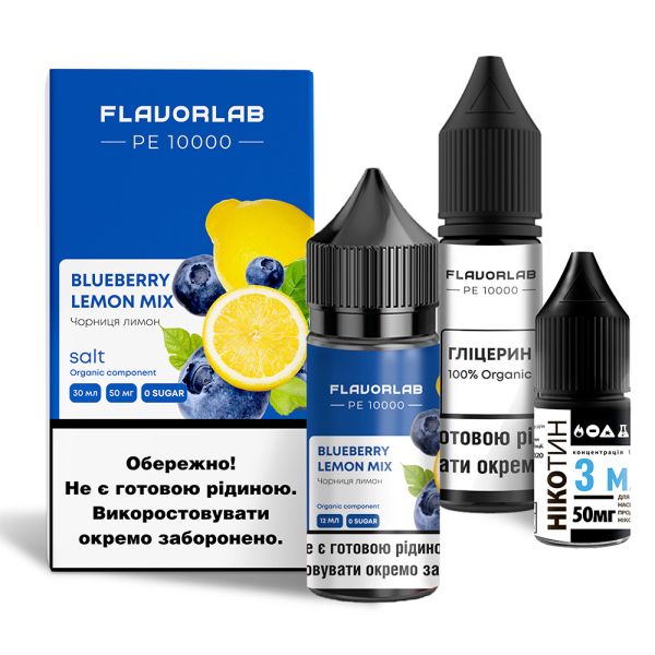 Flavorlab PE 10000 Blueberry Lemon Mix, 30 мл