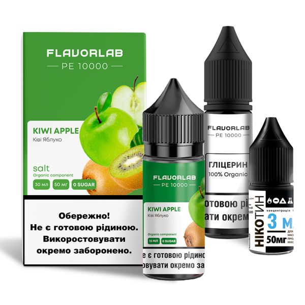 Flavorlab PE 10000 Kiwi Apple, 30 мл