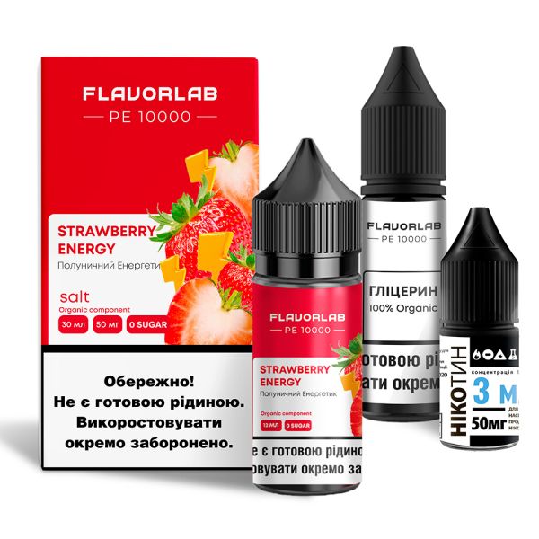 Flavorlab PE 10000 Strawberry Energy, 30 мл