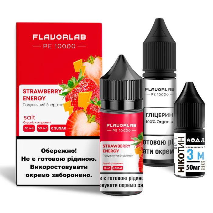 Flavorlab PE 10000 Strawberry Energy, 30 мл