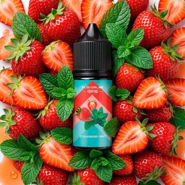 Flavorlab Ripe Strawberry Mint, 30 мл