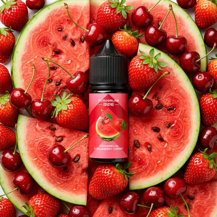 Flavorlab Ripe Watermelon Strawberry Cherry, 30 мл
