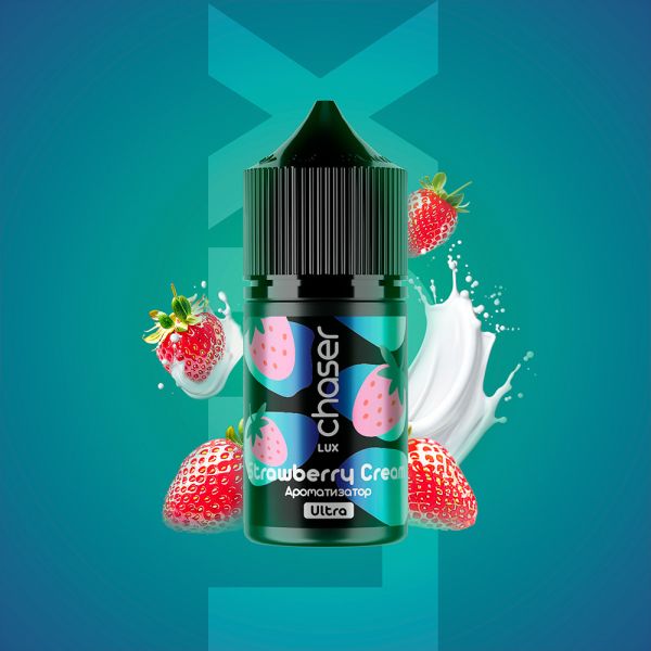 Chaser LUX Strawberry Cream, 30 мл